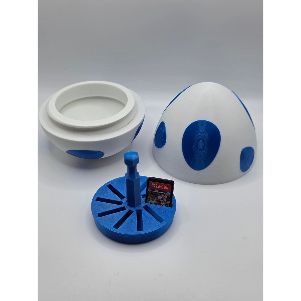 6" 3D-Printed Yoshi Egg Nintendo Switch Game Holder